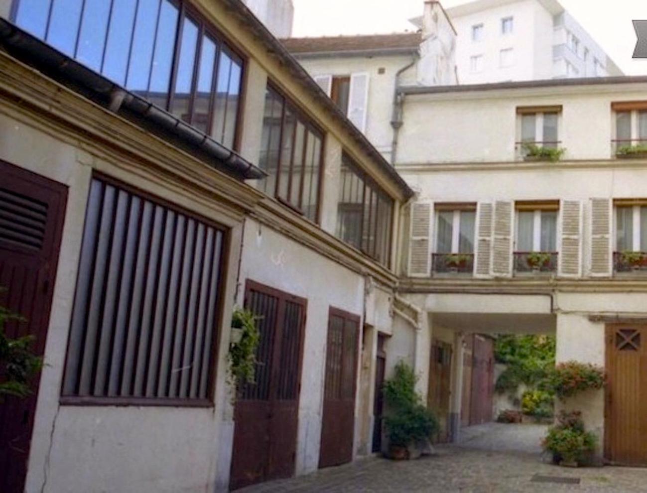 Ferienwohnung Loft Character With A View Of Court Paris Exterior foto