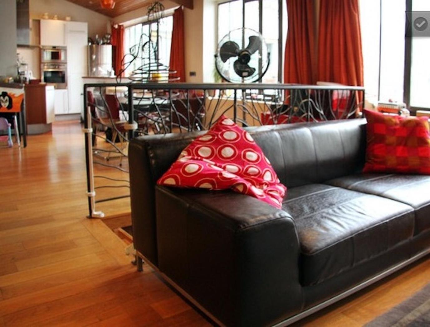 Ferienwohnung Loft Character With A View Of Court Paris Exterior foto
