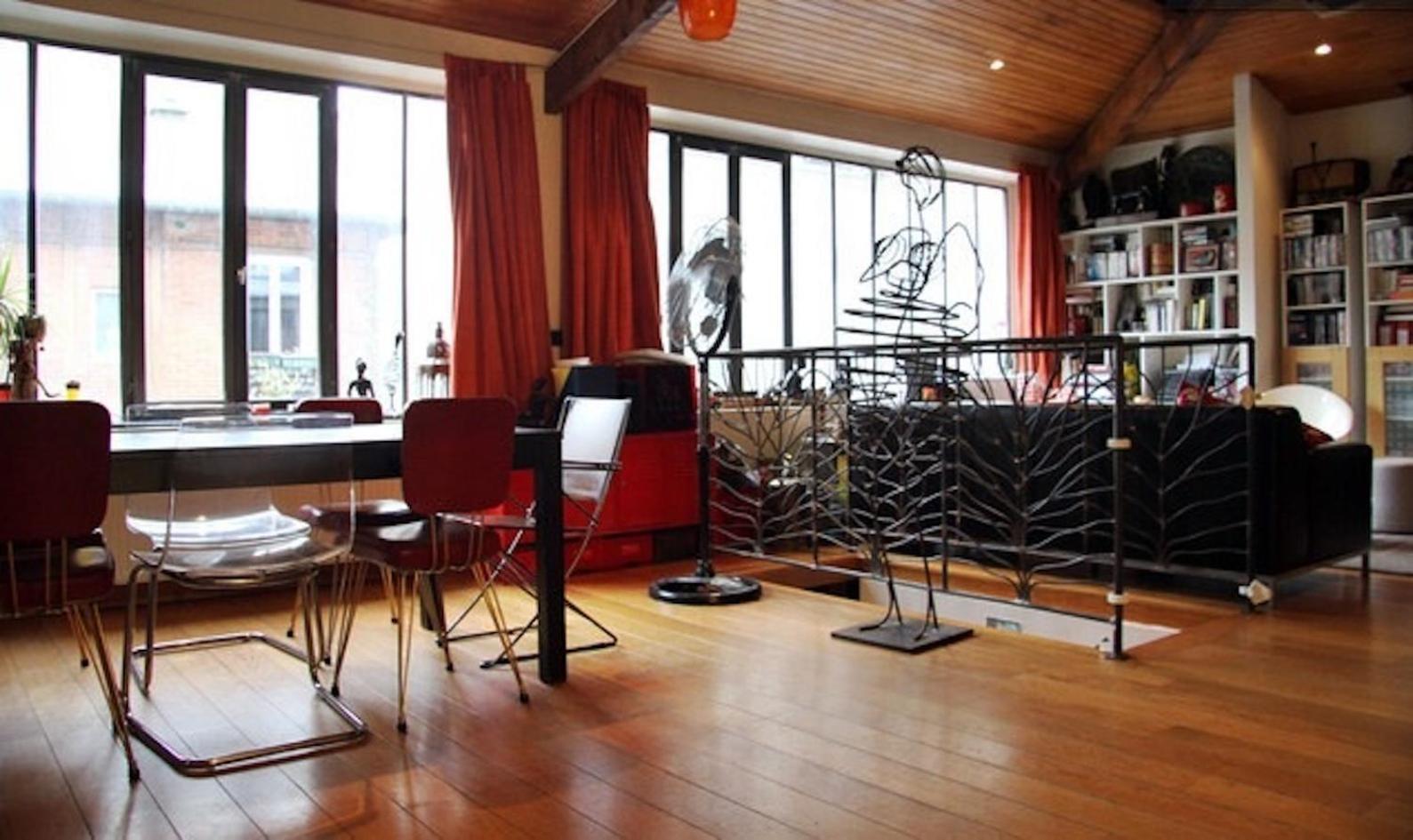 Ferienwohnung Loft Character With A View Of Court Paris Exterior foto
